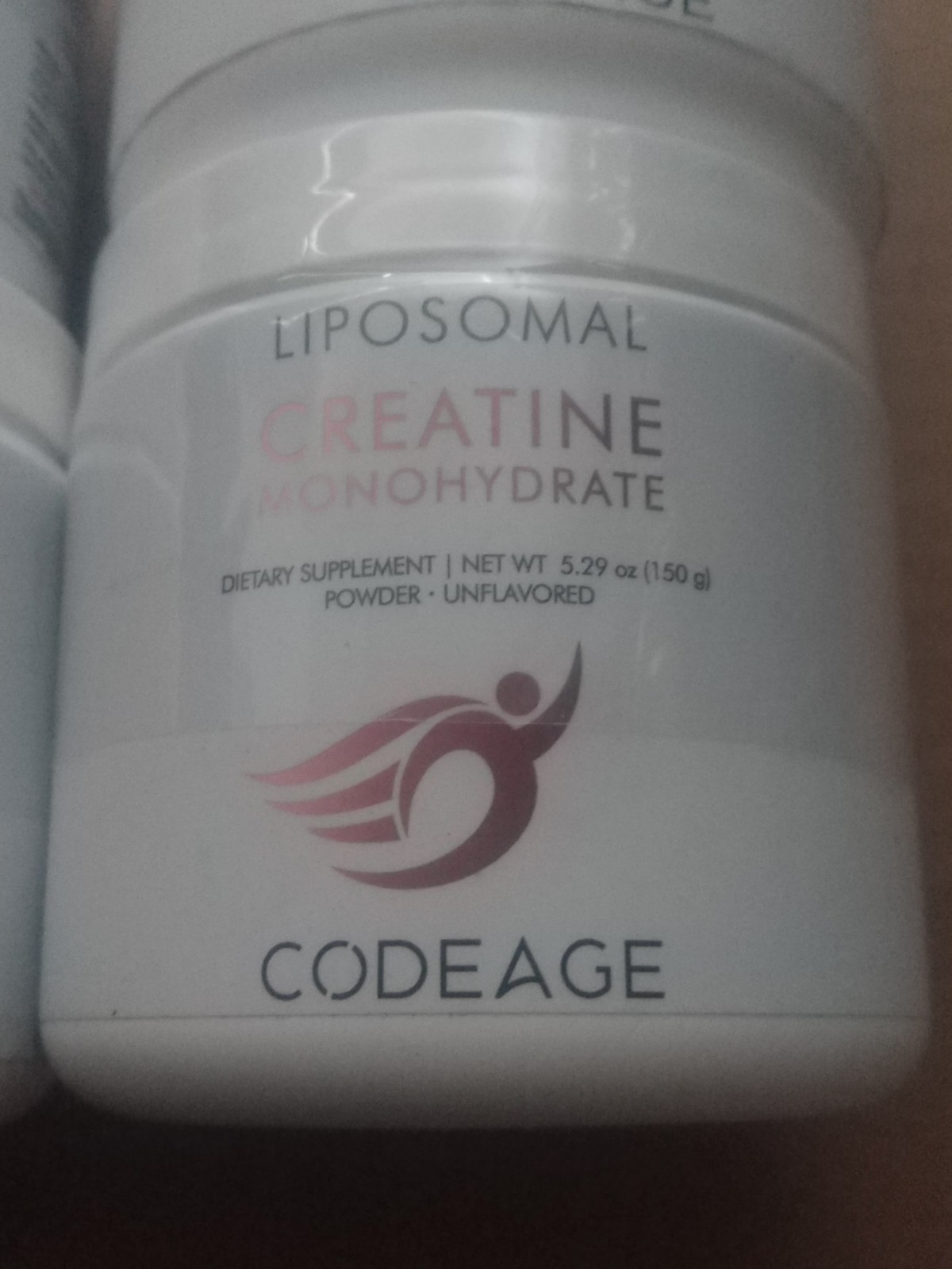 4 Codeage Liposomal Creatine Monohydrate Powder Unflavored, 5.29 oz Exp 03/26