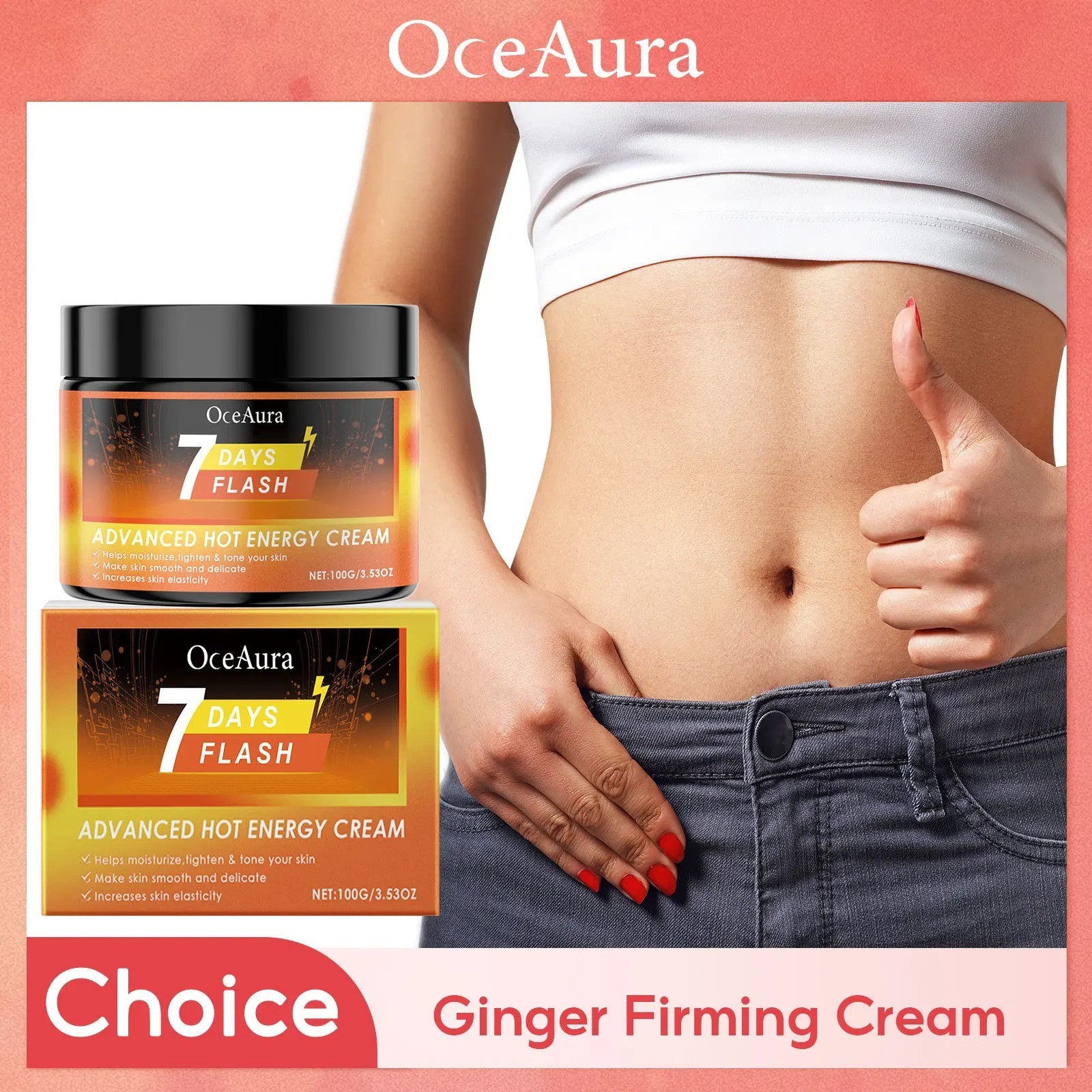 Ginger Burning Fat Lotion Sweat Enhancer Cellulite Anti Reduce Tummy Waist Leg
