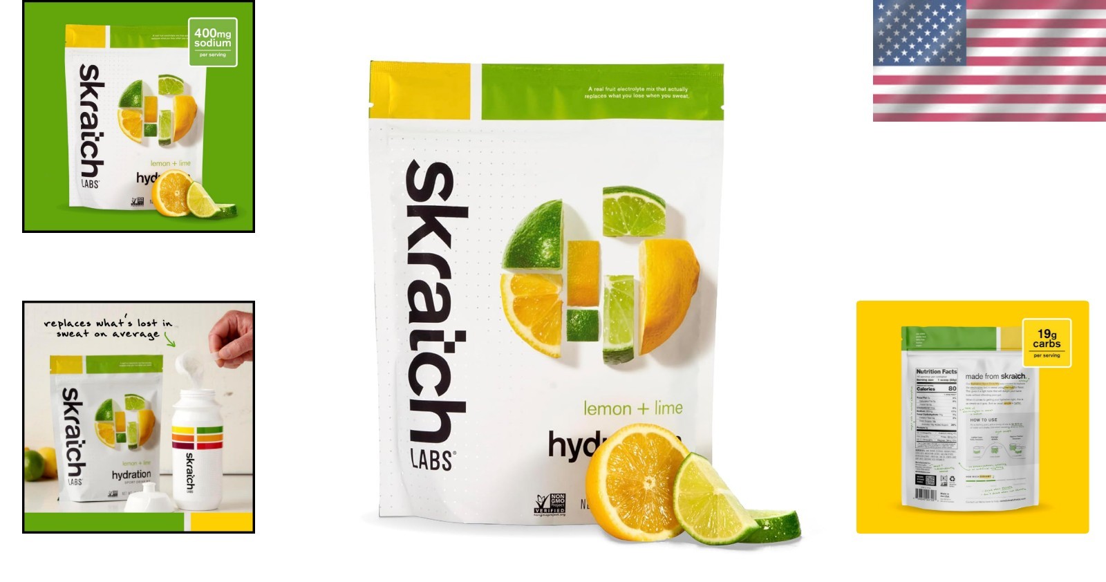 Lemon Lime Hydration Powder – Electrolyte Mix for Peak Performance, 20 Servings