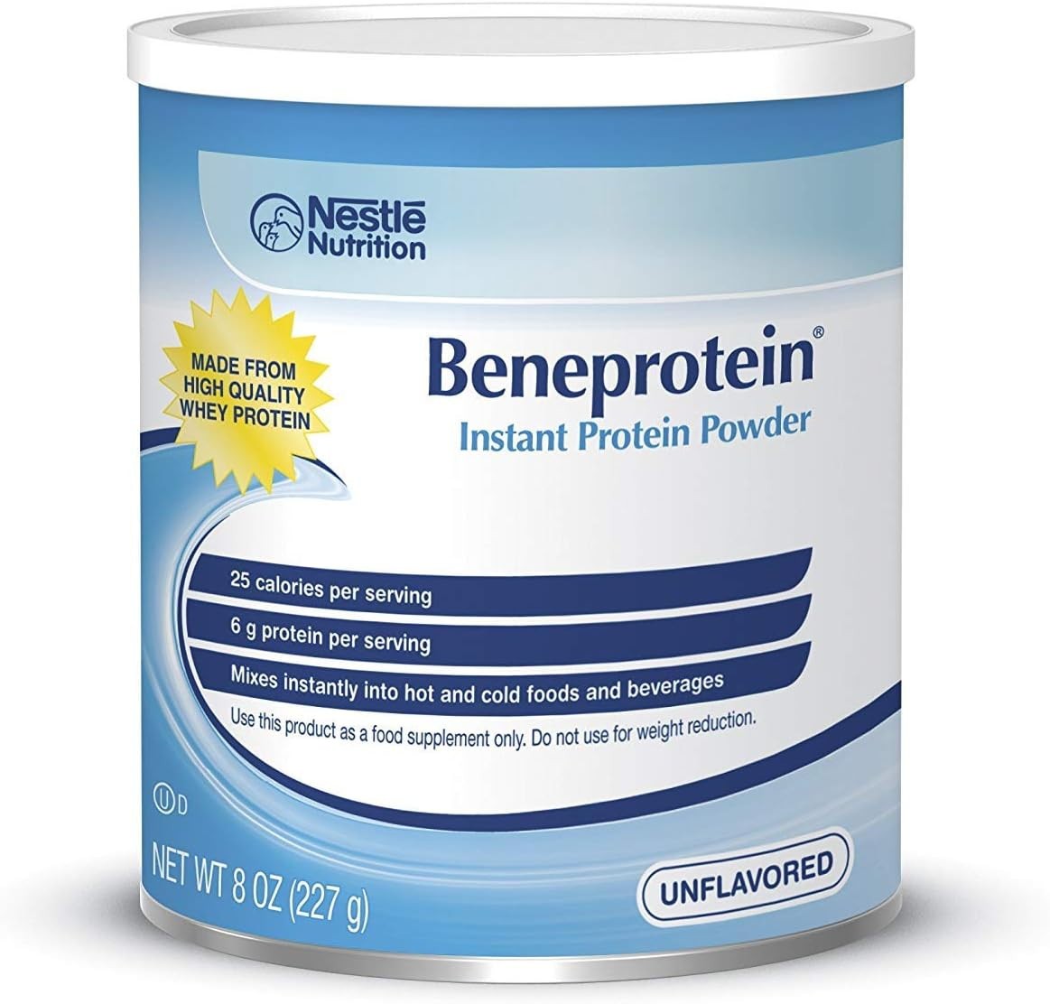 Beneprotein Instant Whey Protein Powder 6g Per Serving 8oz Unflavored – 6 Pack
