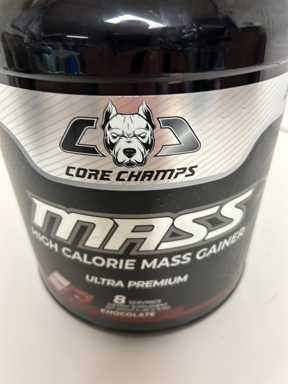MASS HIGH CALORIE MASS GAINER. CORE CHAMPS FLAVOR CHOCOLATE 6 LBS. NEW