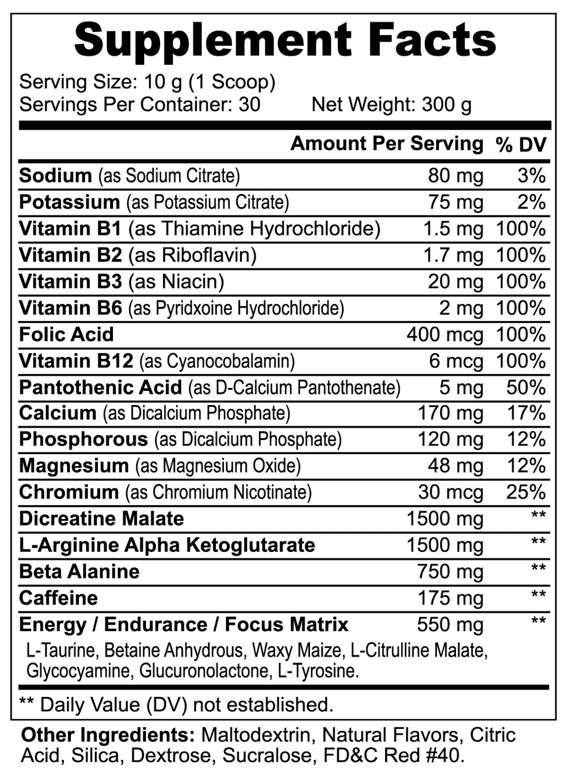 Nitric Shock Pre Workout Diet Supplement Explosive Energy Mental Focus Muscle