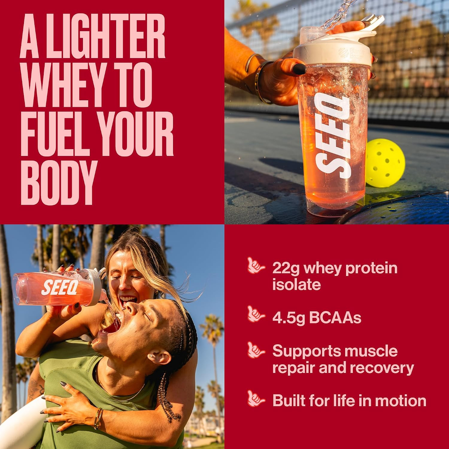 Clear Protein Powder – Watermelon Wave – 22 Servings – 22G Clear Whey Protein Is