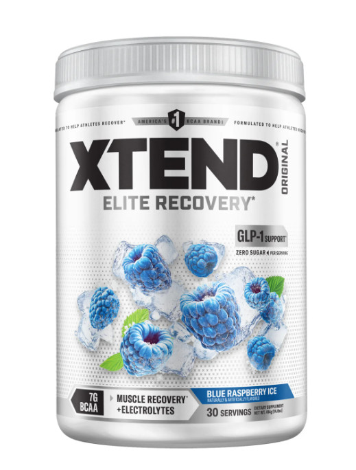 XTEND Original BCAA Powder, Blue Raspberry Ice, 30 Servings