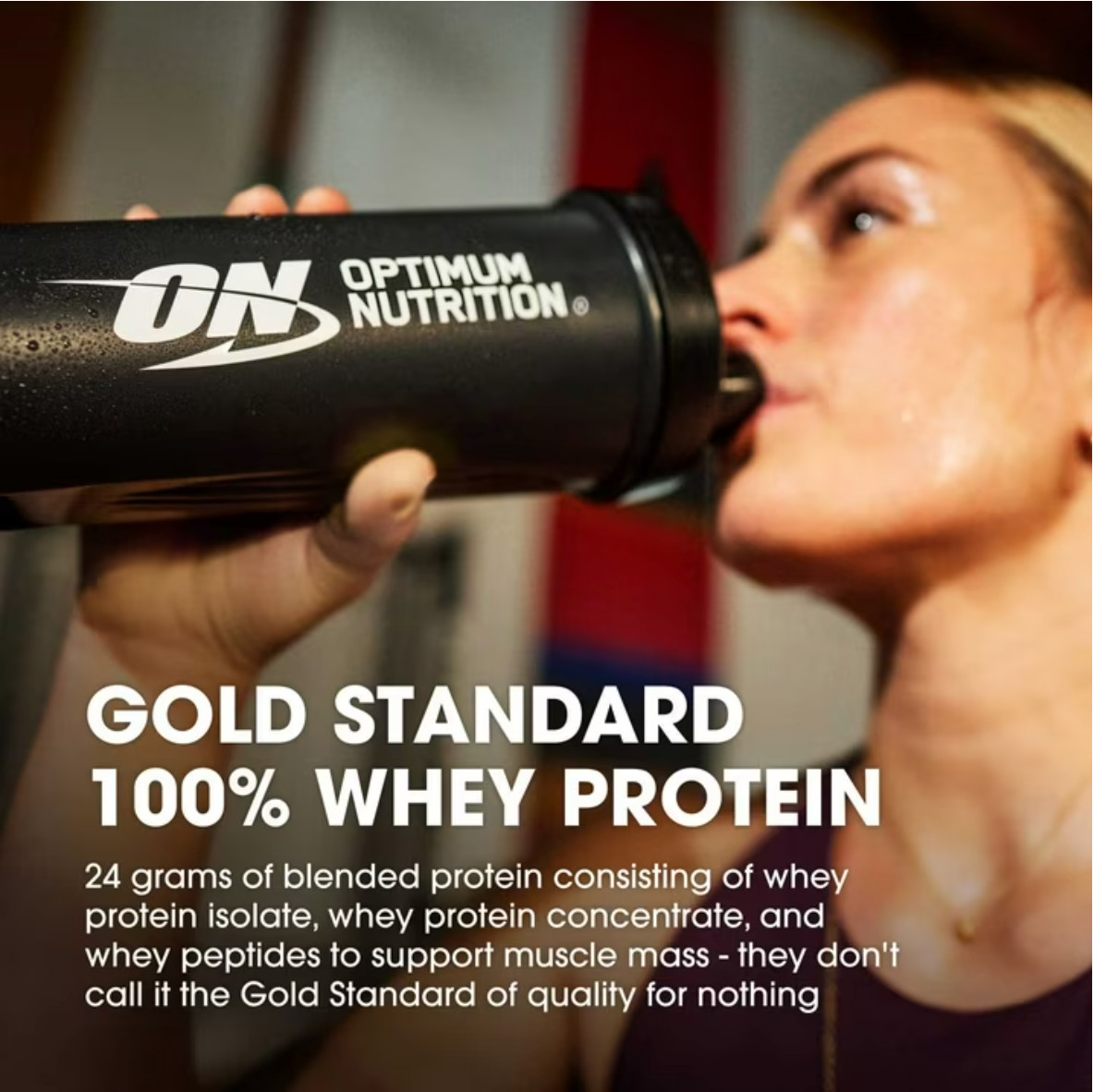 Optimum Nutrition Gold Standard 100% Whey Protein, 80 Servings (Pack of ONE) US