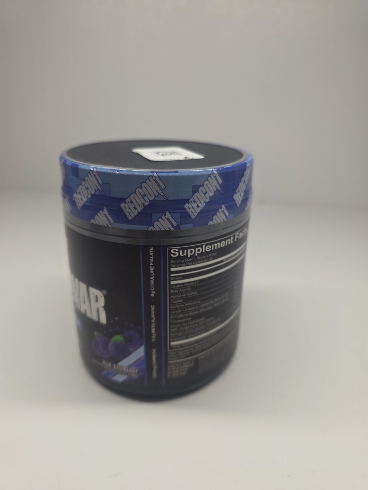 Redcon1 total war pre workout blue raspberry 435g – 15.34 Oz