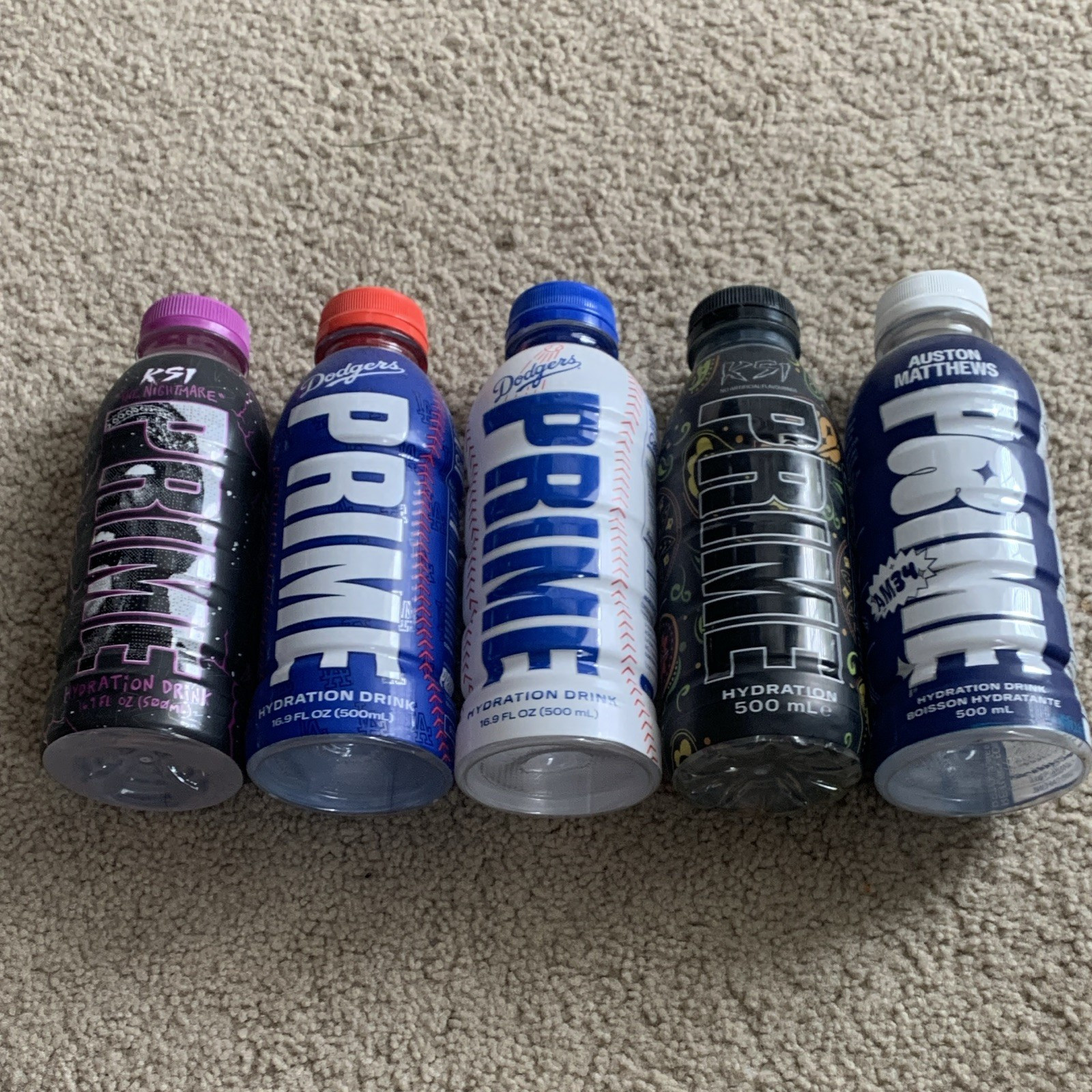 Prime Hydration Drink Electrolytes Special Edition Bottles 16.9 fl oz (500 mL)