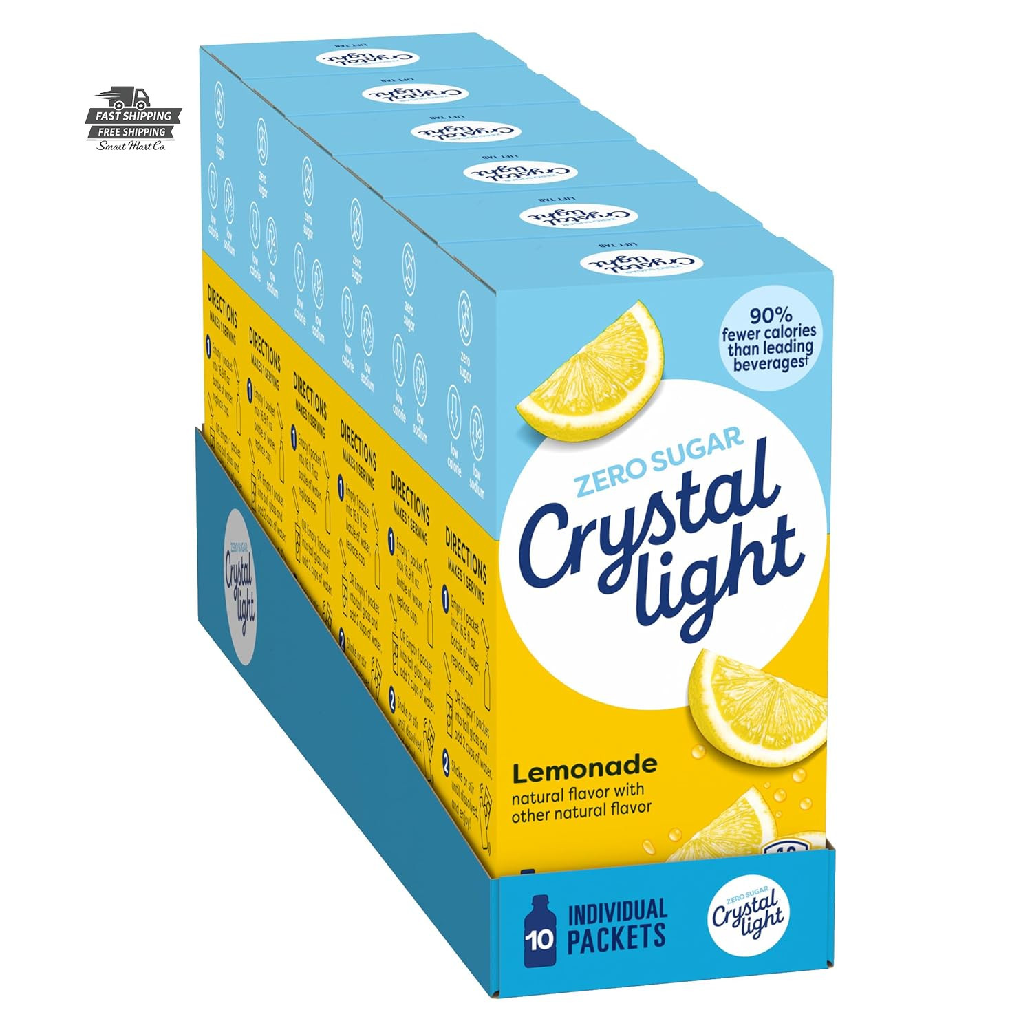 Crystal Light Lemonade Drink Mix Zero Sugar 120 Packets