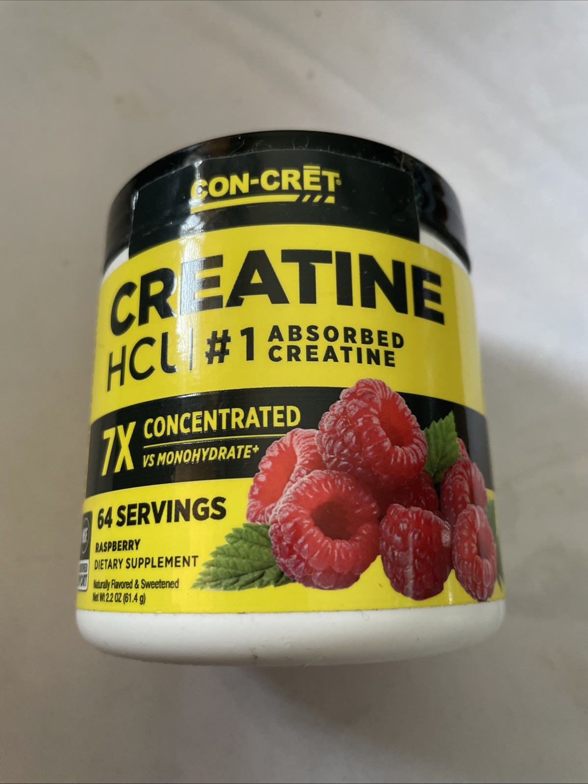 ProMera Sports Con-cret Raspberry Flavour Creatine Powder Exp 01/2028