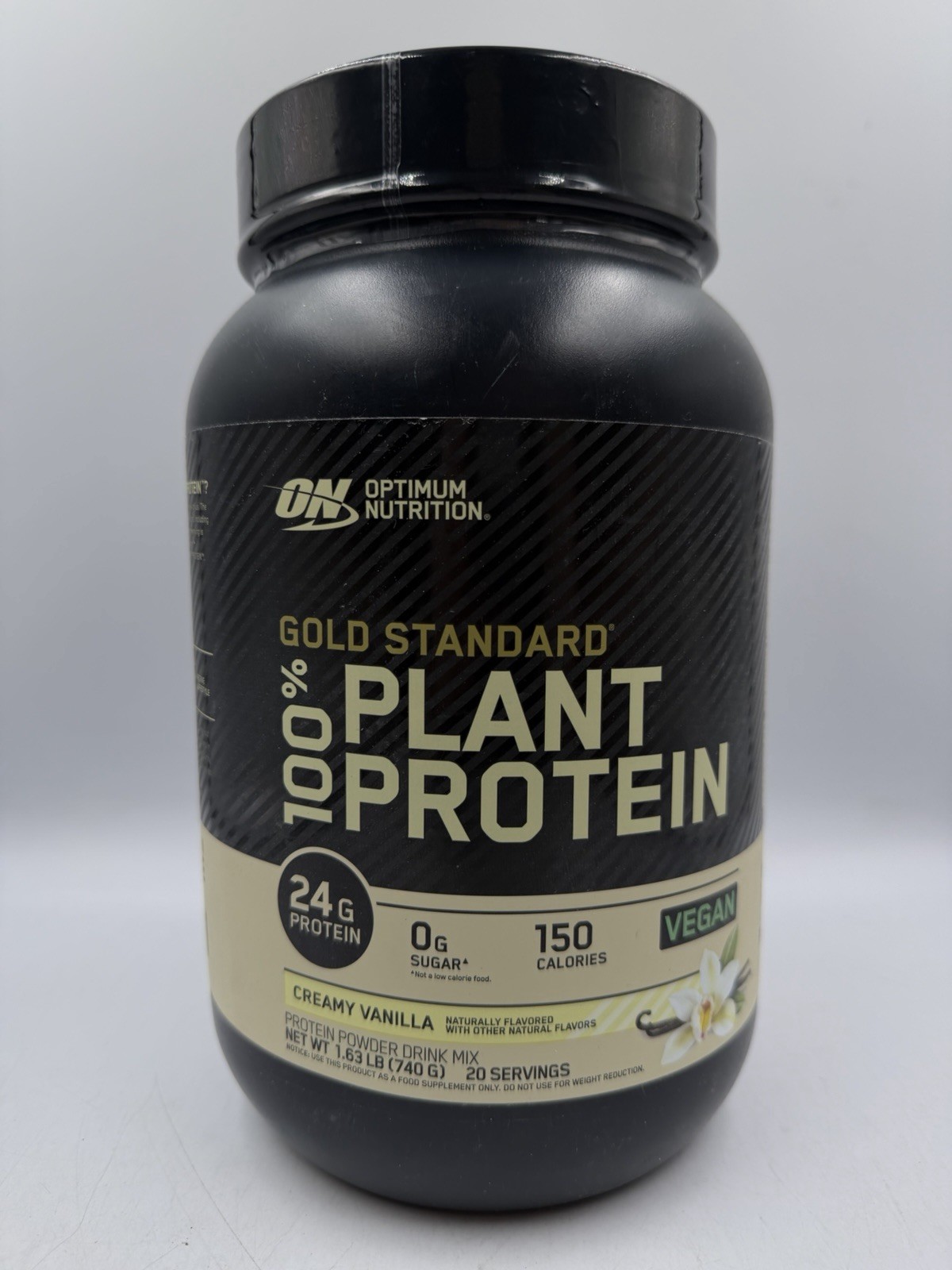 Optimum Nutrition Gold Standard Plant Protein Creamy Vanilla 1.63 lbs Exp 07/26