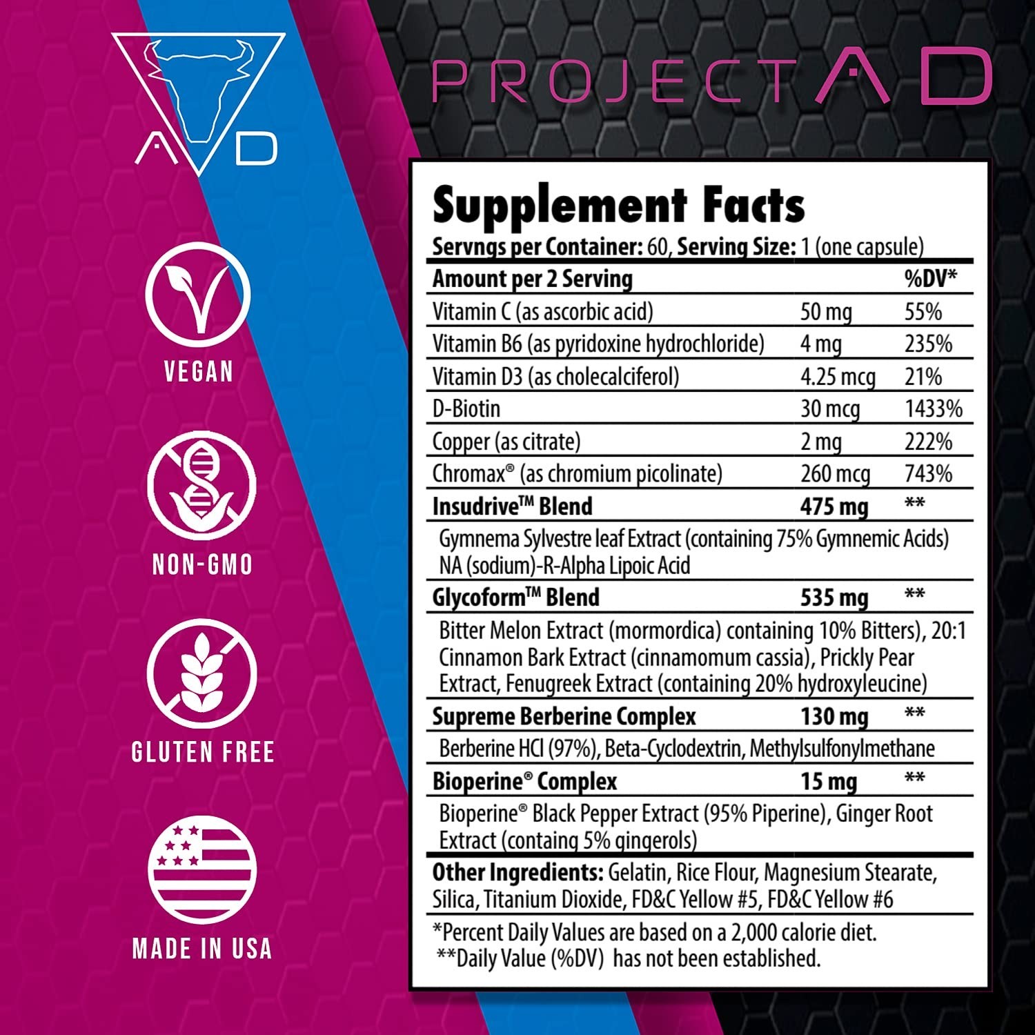 Project AD Matador Muscle Builder Enhances Muscle Pumps and Promotes Muscle G…