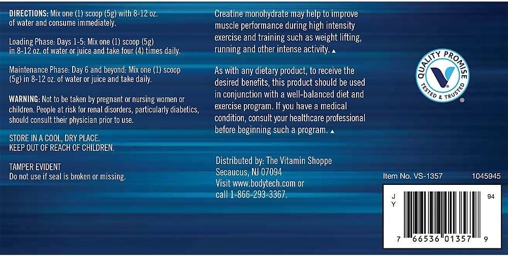 Pure Micronized Creatine Powder – 102 Servings