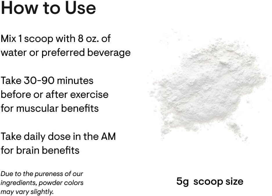 THORNE – Creatine – Creatine Monohydrate, Amino Acid Powder – Support Muscles, C