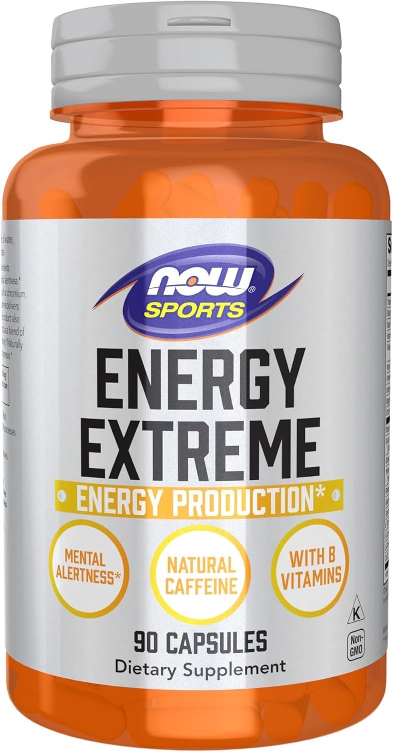 NOW Sport Energy Extreme 90 Caps Pack of 2 (Exp 02/2029)