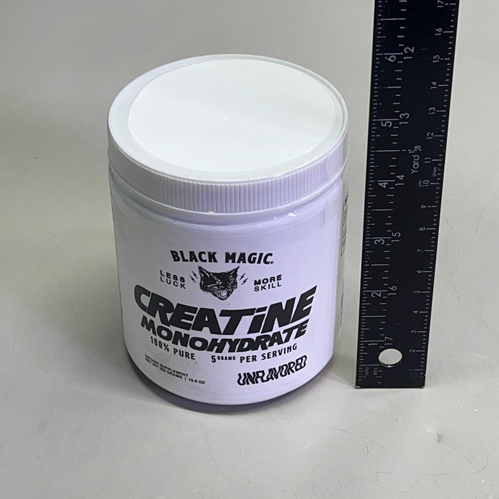 BLACK MAGIC Creatine Monohydrate 100% Pure 5G Per Serving BB 01/27 60 Servings