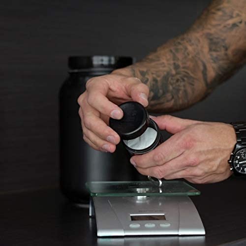 Whey2Go Black Protein Powder Storage Container 50g – BPA Free Shaker Bottle