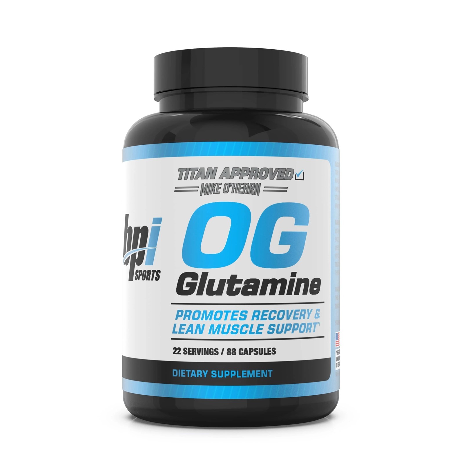 Lot of 12 Mike O’Hearn OG Glutamine Muscle Recovery & Endurance 2000mg BPI Sport