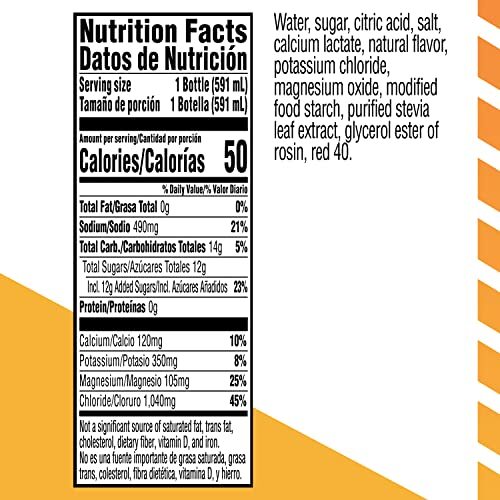 Gatorlyte Rapid Rehydration Electrolyte Beverage Strawberry Kiwi 20 Fl Oz (Pack