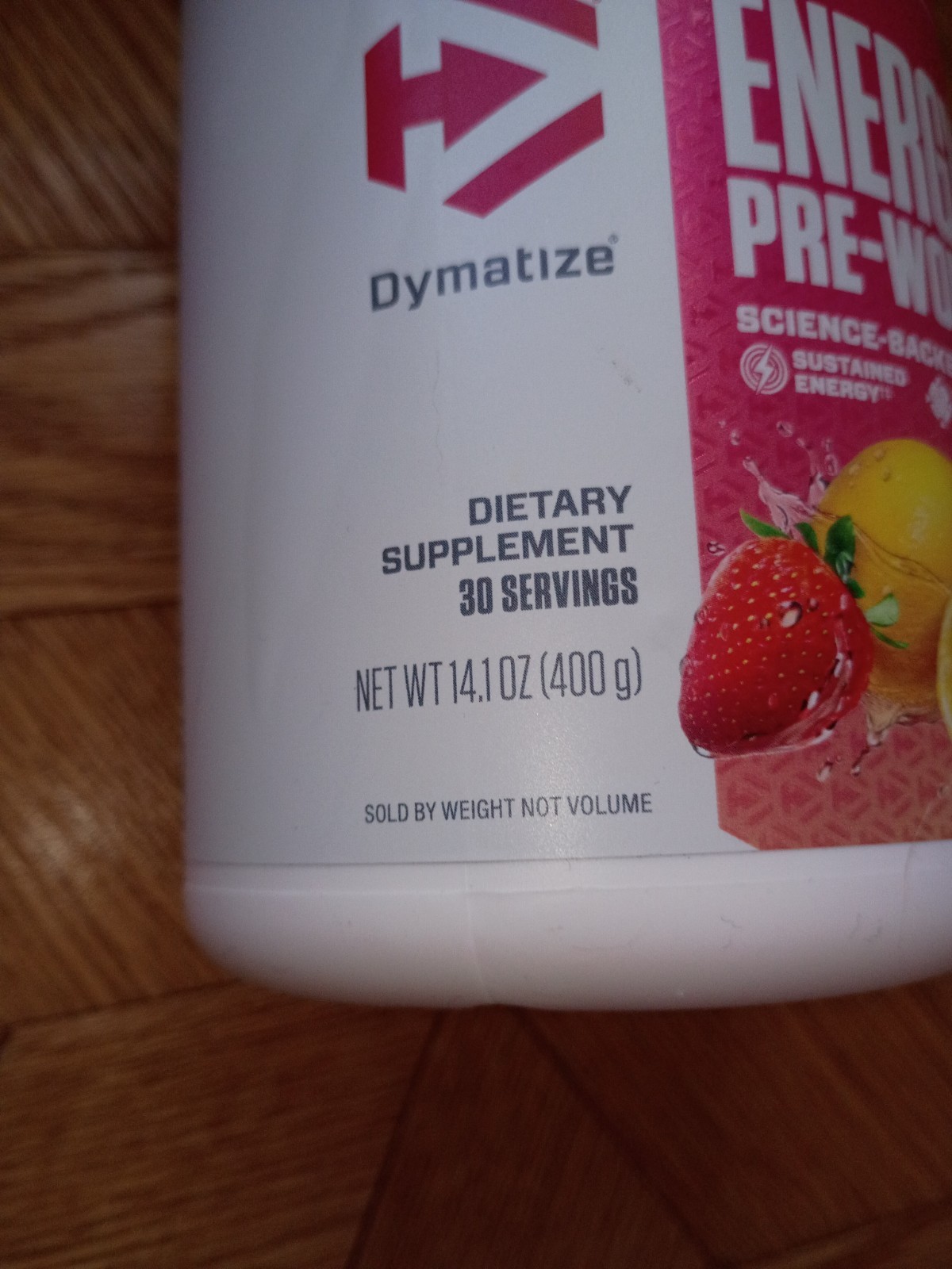 Dymatize Energyze Pre Workout Powder Strawberry Lemonade Flavor, 150mg- Exp.2/27