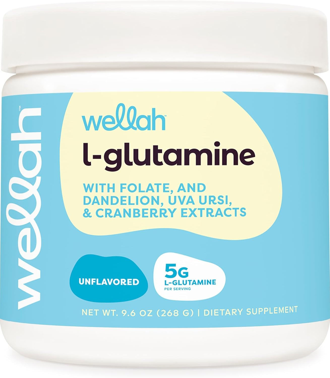 L-Glutamine Powder Unflavored (50 Servings) – 5G L-Glutamine per Serving, Sweete