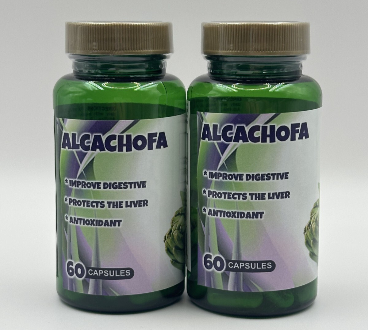 2 Alcachofa Weight Loss Control Antioxidant Detox Slim Body Fat Burner 90 Pills