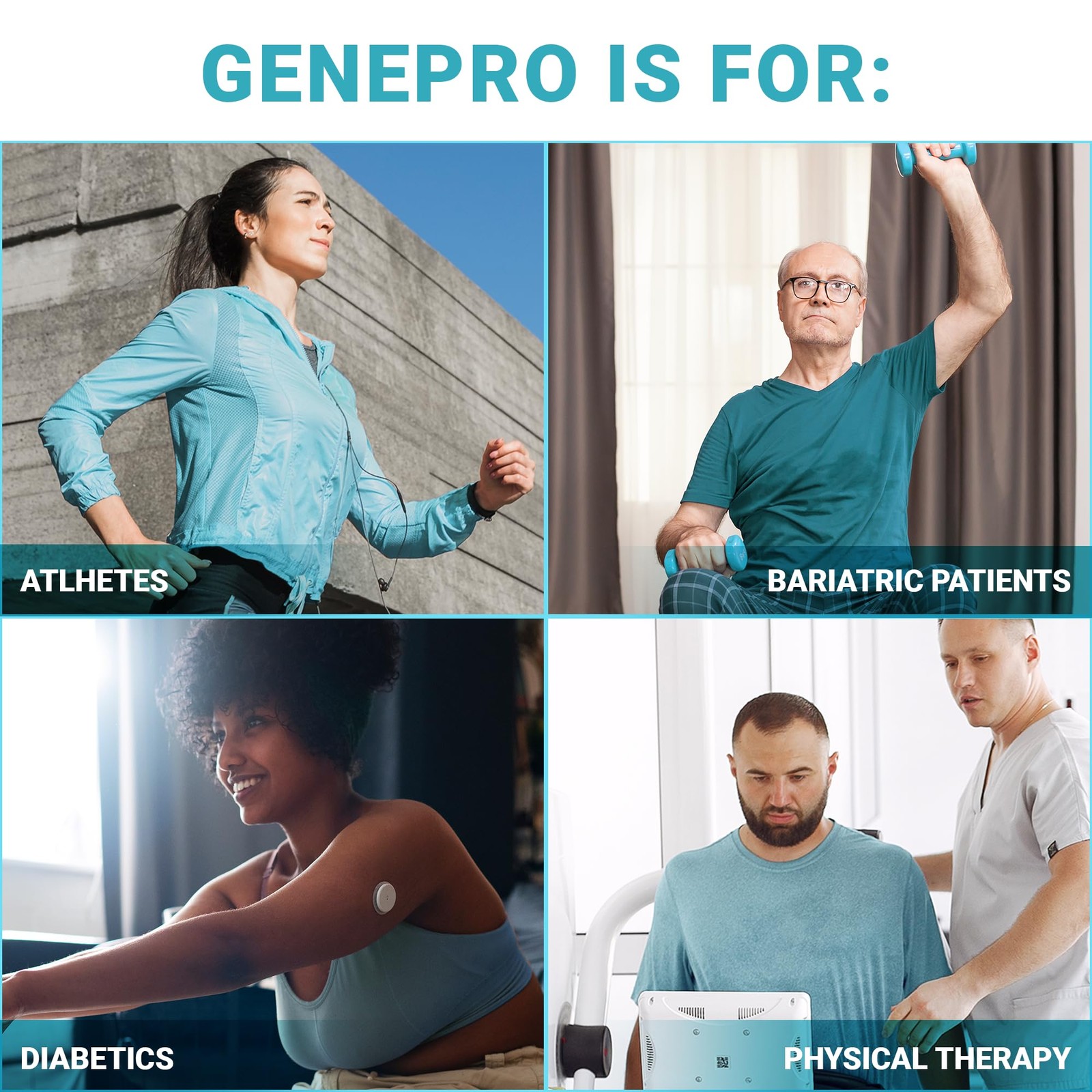 GENEPRO 3rd Gen Unflavored Protein Powder Gluten Free 30 Serv