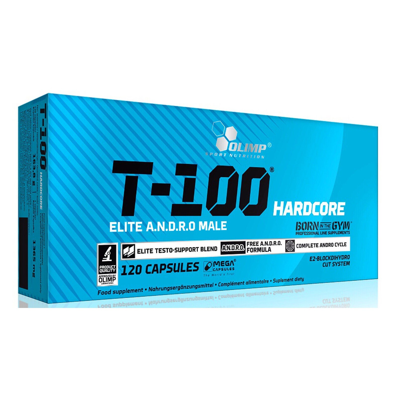 T-100 HARDCORE – 120 Capsules – Support Libido, Testo Booster Balance for Men