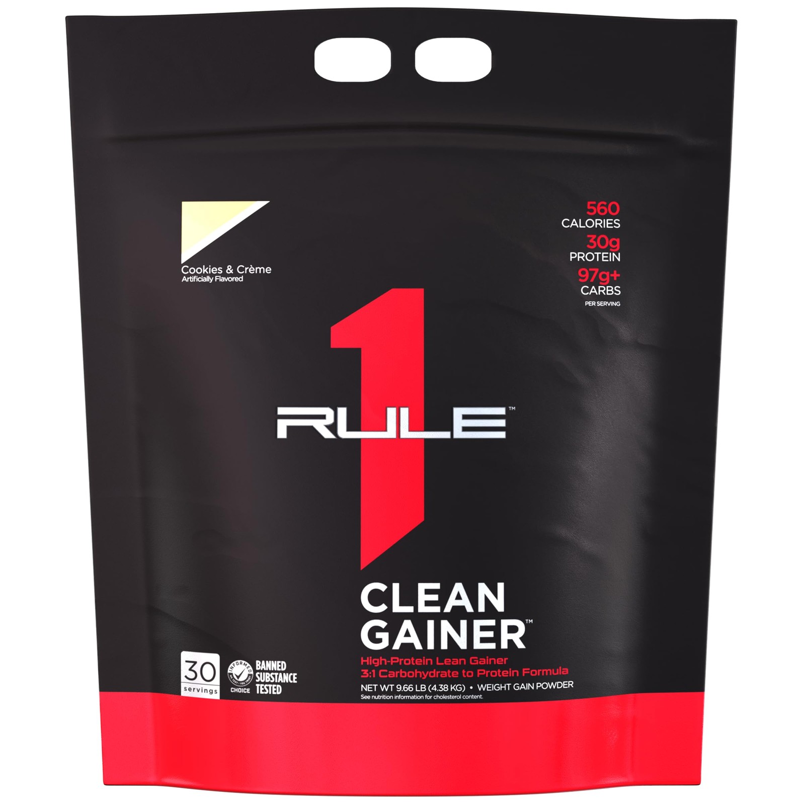 Rule 1 Proteins Clean Gainer HighProtein Lean Gain Formula with 560 Calories…