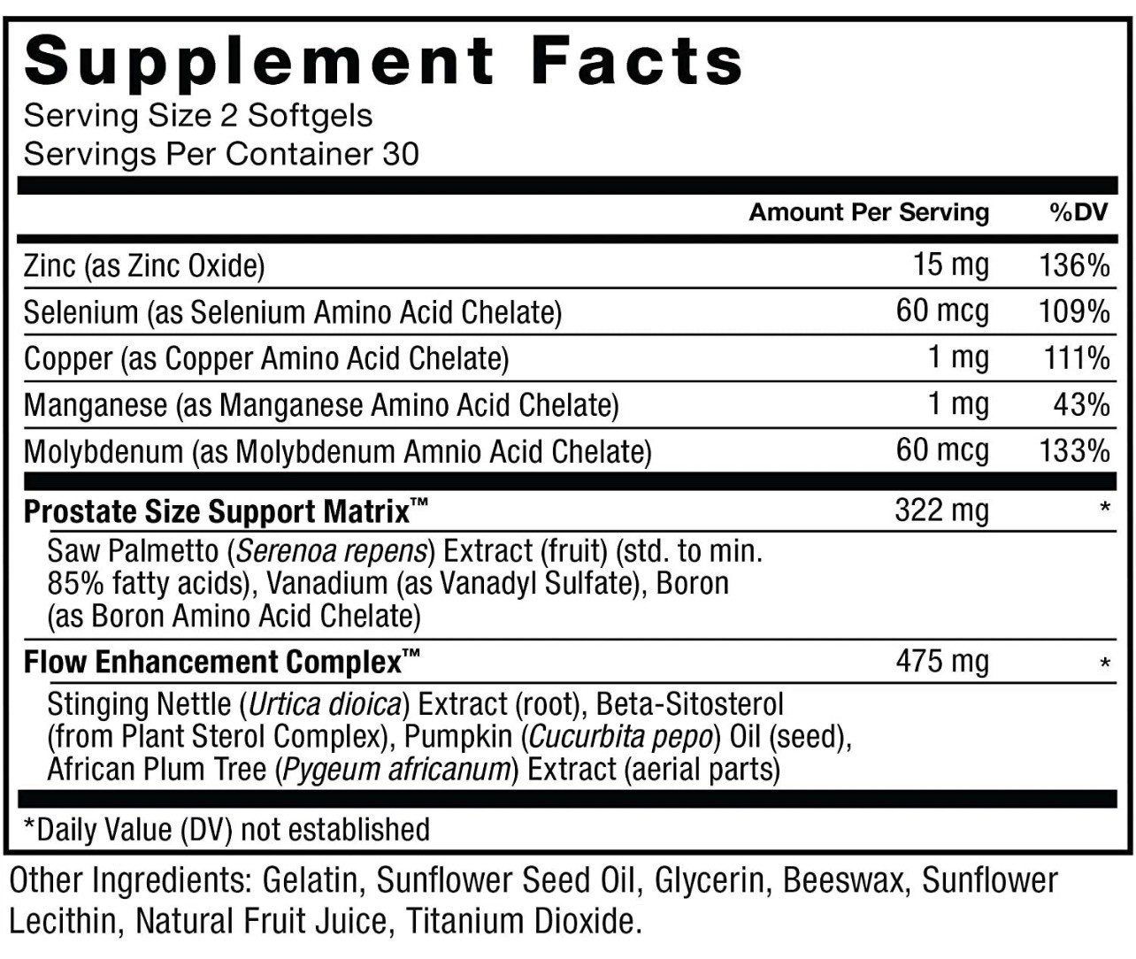 3 Boxes Force Factor Prostate Support Formula African Plum Tree Exp: 9/26,8/26