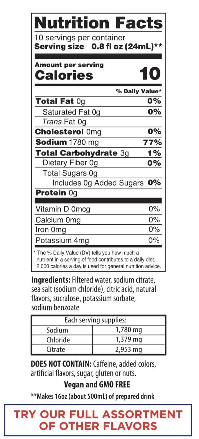 The Right Stuff Electrolyte Drink Concentrate – 10 Pouch – Strawberry Kiwi