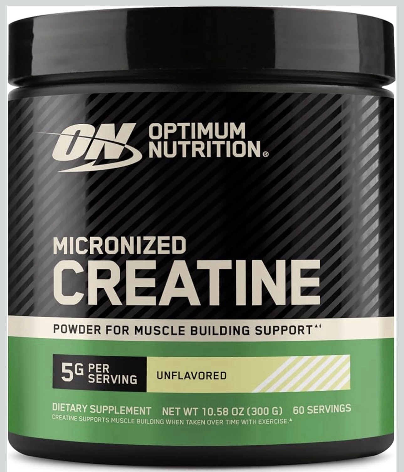 Optimum Nutrition Micronized Creatine Monohydrate Powder Unflavored 10.58 oz