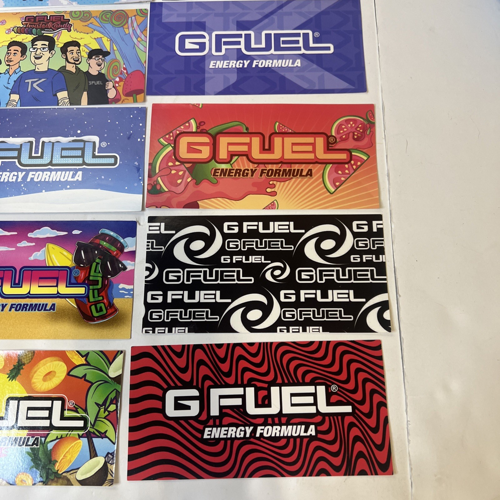 Gfuel Stickers Lot of 17 Some Rare 1 temp tattoo