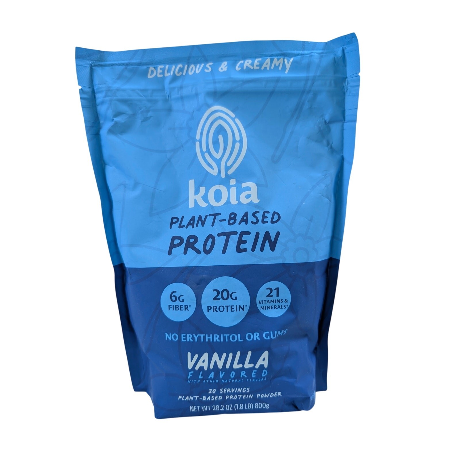 Koia Plant Based Protein Powder Vanilla Flavored 20 Servings 28.2 Oz Exp 01/27