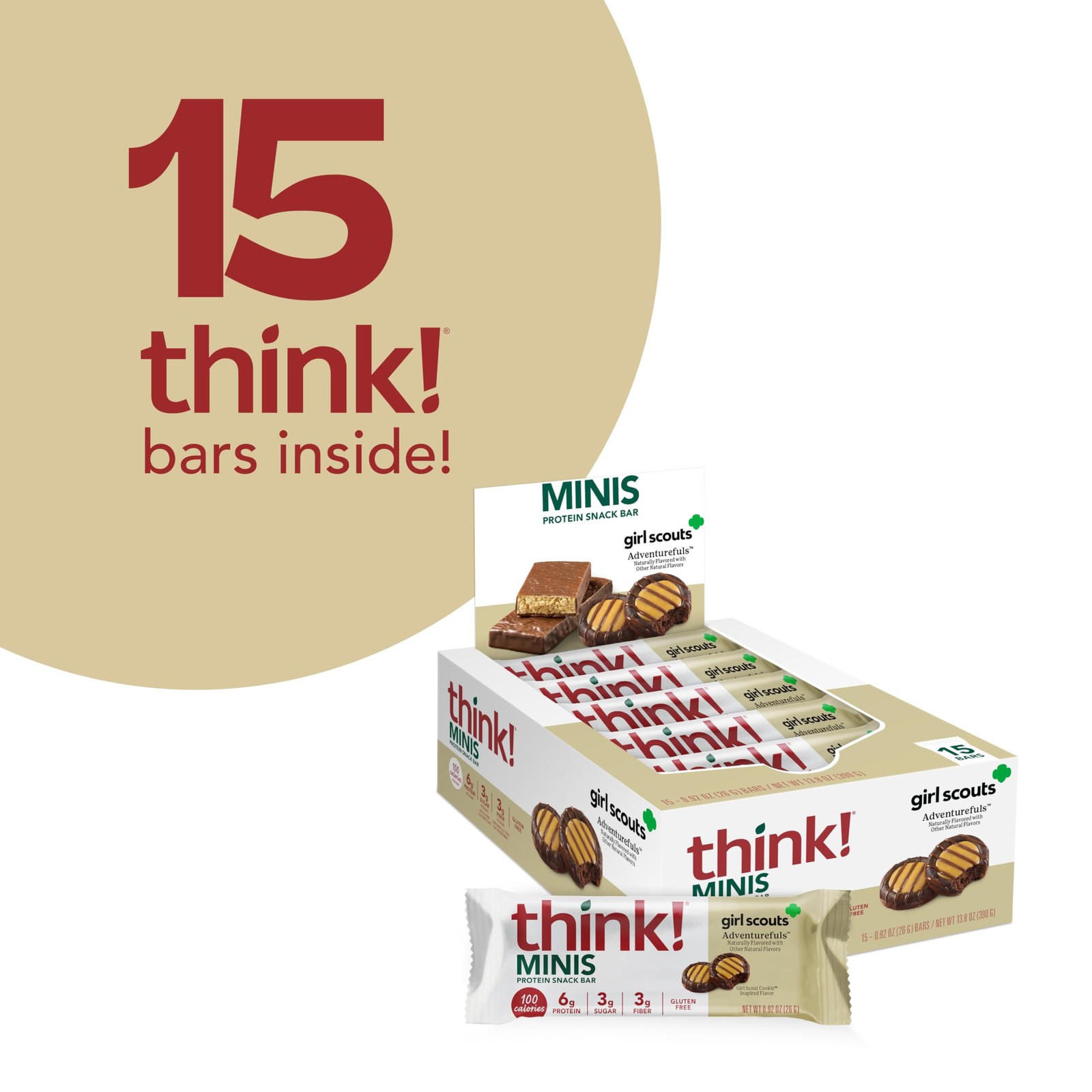 think! Girl Scout Minis, Adventurefuls, 15 Count 15 (Pack of 1)