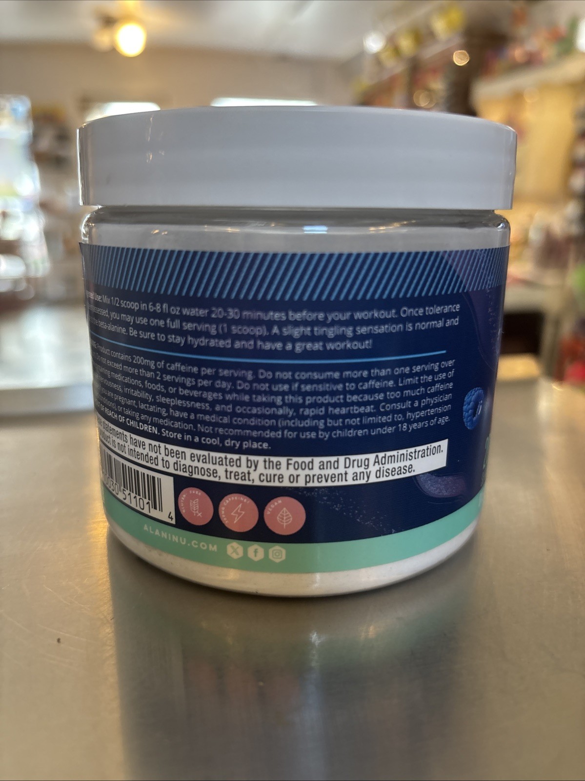 Alani Nu Pre-Workout Energy Powder – Breezeberry -2/27- Size: 7.0oz