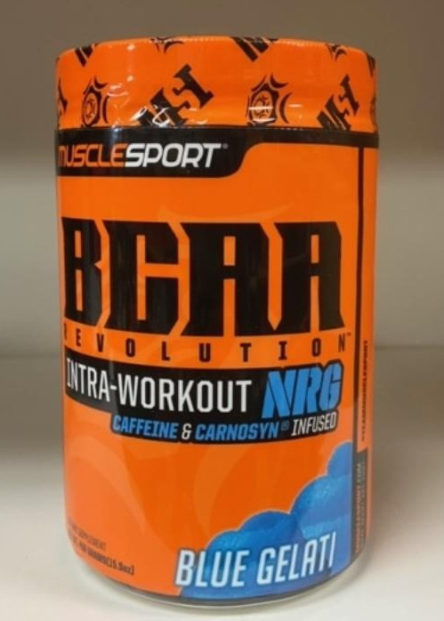 Muscle sport, BCAA NRG Caffeine & Carnosyn more Pump, Energy, Recovery 15. 9 oz
