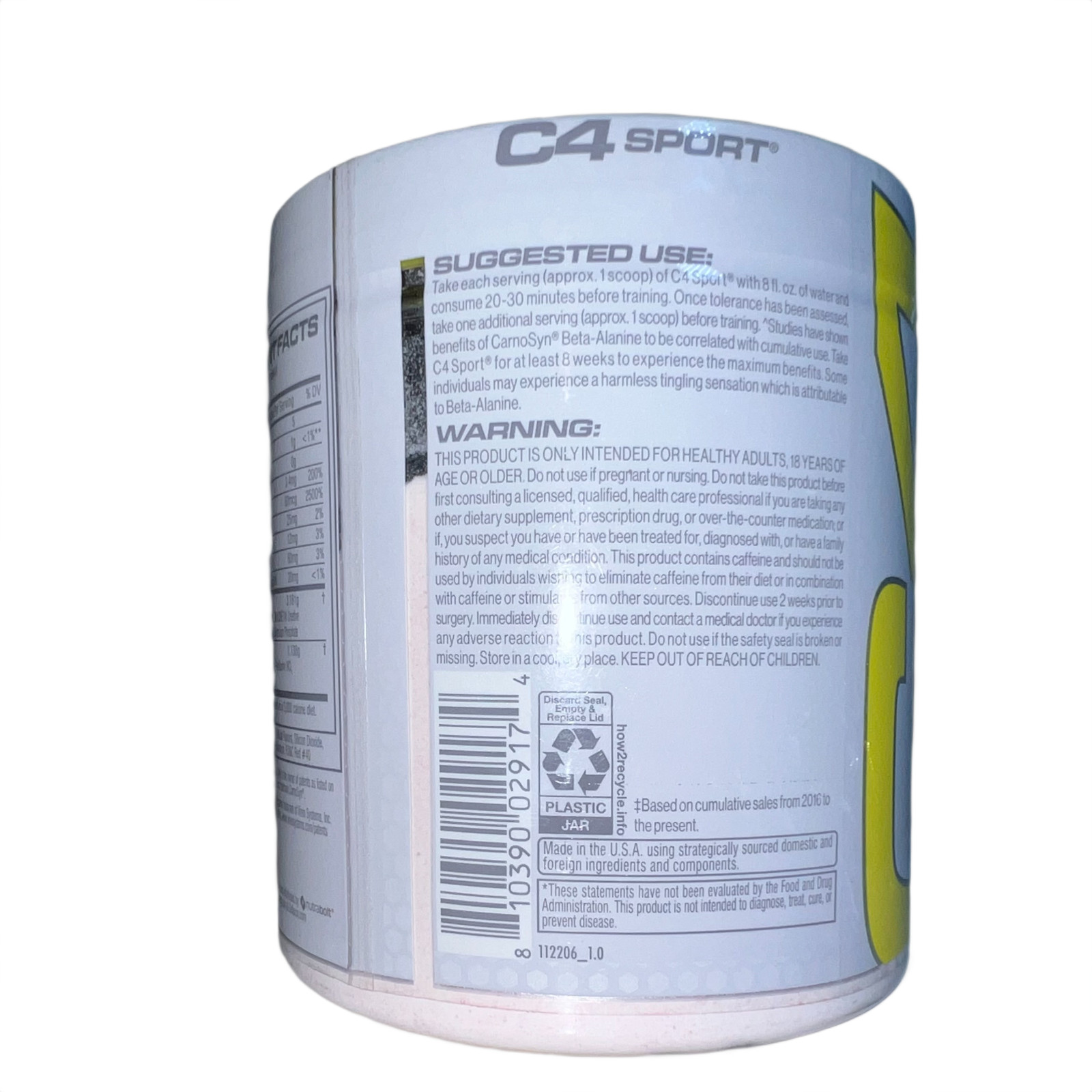 Cellucor C4 Sport Pre Workout Watermelon 30 Servings 7.1oz NSF Certified NEW