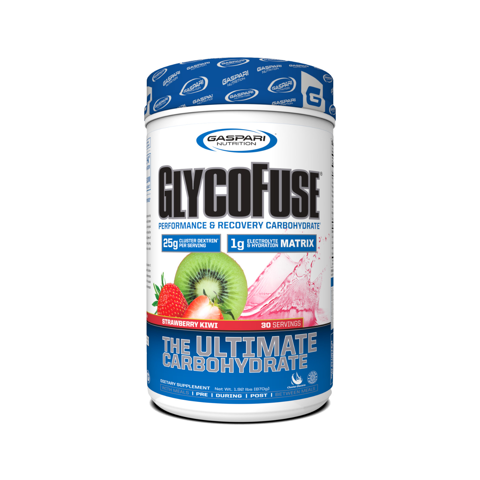 GASPARI NUTRITION GLYCOFUSE Rapid Performance Recovery Carbohydrate 30 Servings