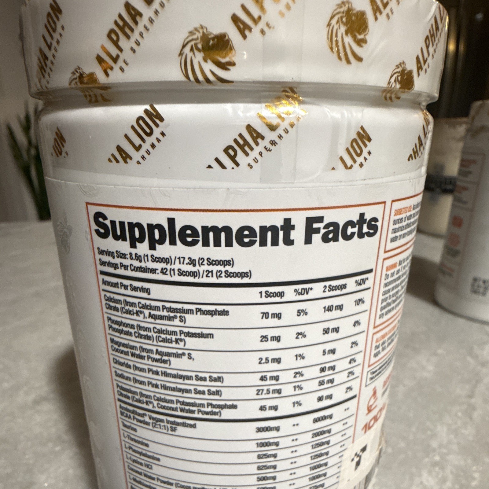 Alpha Lion Superhuman Intra BCAA & EAA Powder Leg Day Limeade 1 lb Exp 08/2027