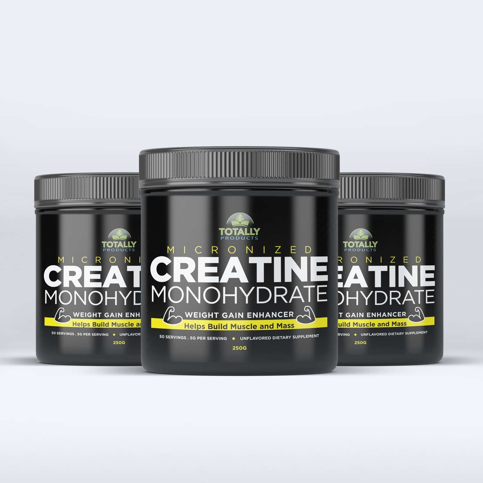 Micronized Creatine Monohydrate Muscle Building Weight Gain Supplement 3 Packs