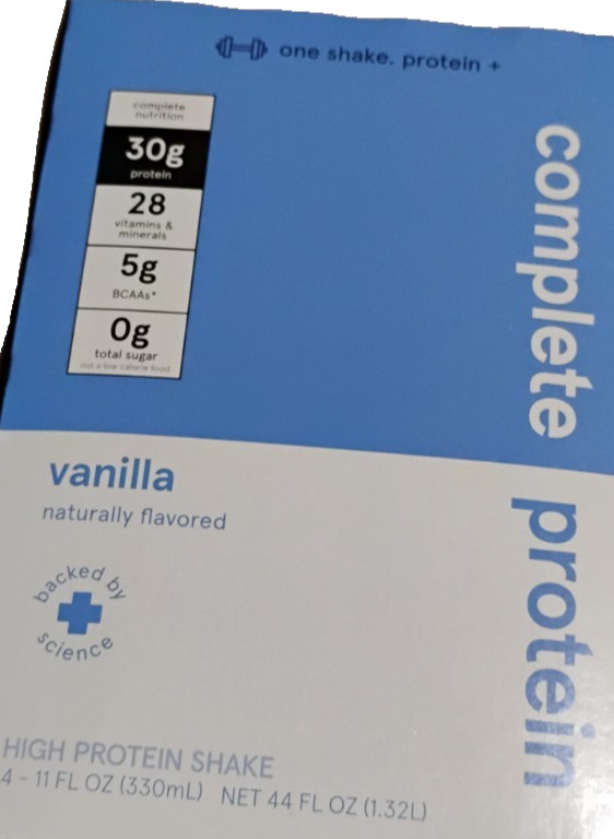 Soylent 4-Pack Vanilla High Protein Shake Complete Protein Backed By Science New