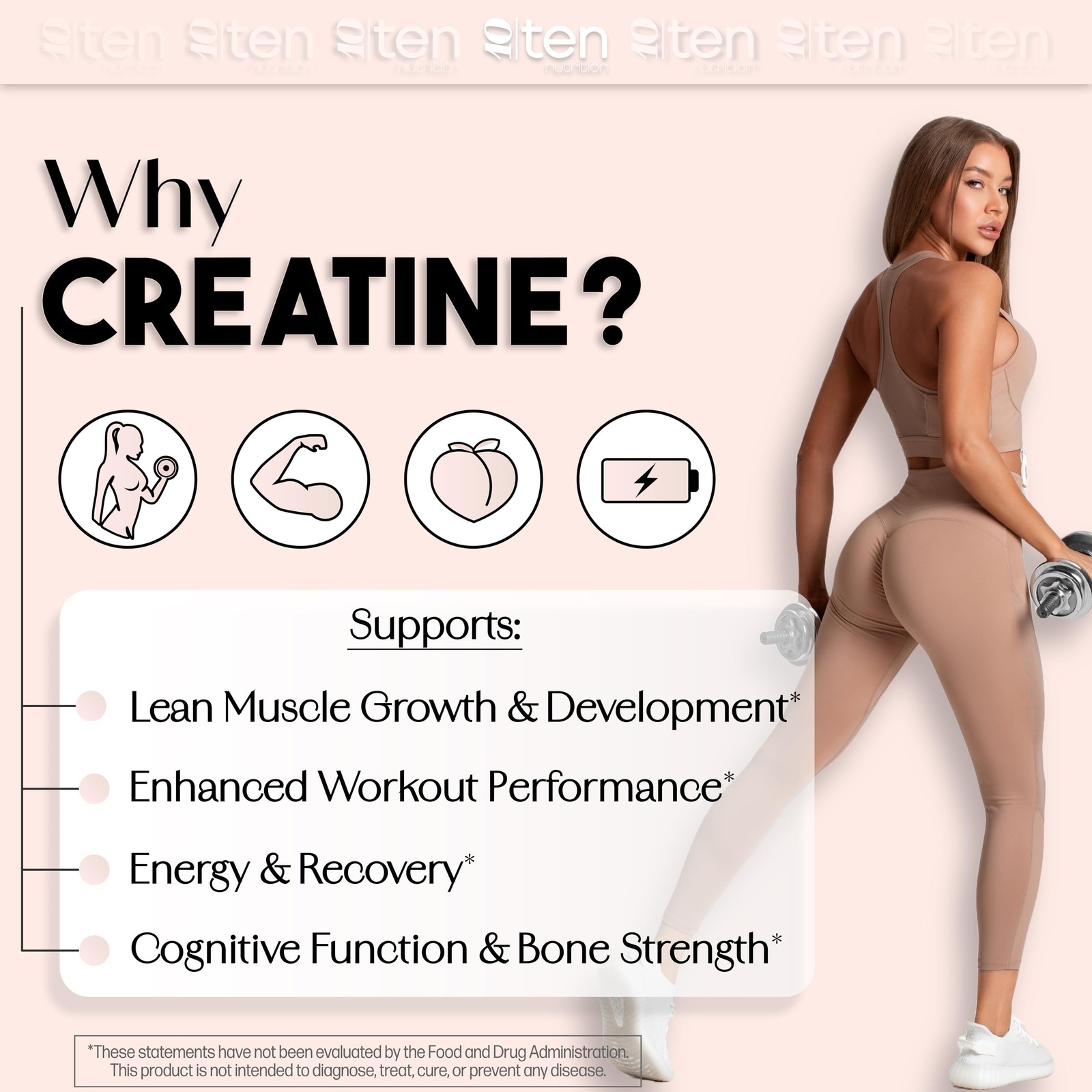 New – Creatine + Collagen for Women – Supports Lean 10.59 Ounce (Pack of 1)