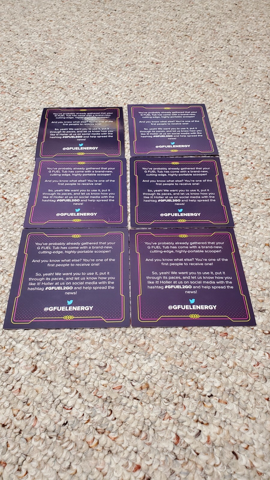 GFuel Stickers and RARE Pamphlets
