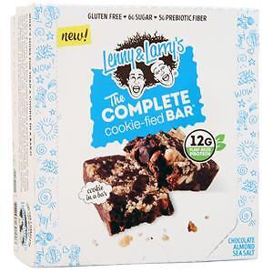 Lenny and Larry’s The Complete Cookie-Fied Bar Chocolate Almond Sea Salt 9 bars