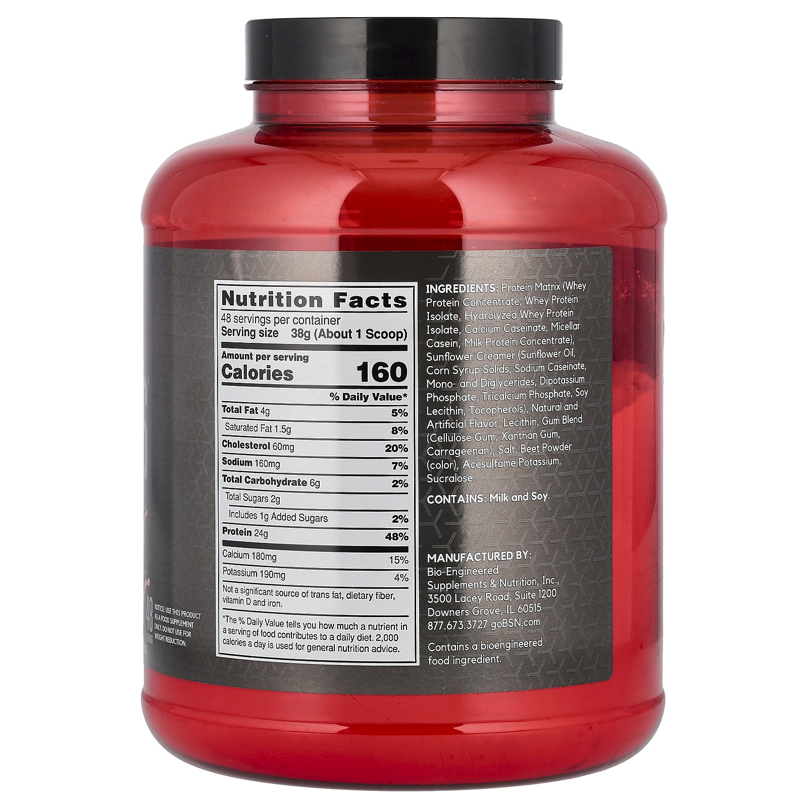 Syntha-6 Edge®, Protein Powder Drink Mix, Strawberry Milkshake, 4.01 lb (1.82