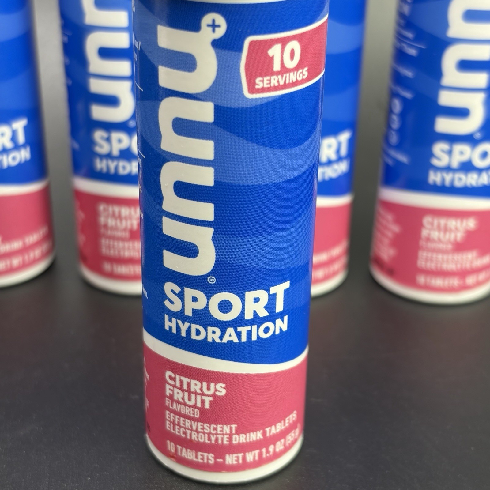 Nuun Sport Electrolyte Tablets Citrus Fruit – 80 Count Pack (8 Tubes) EXP 9/26