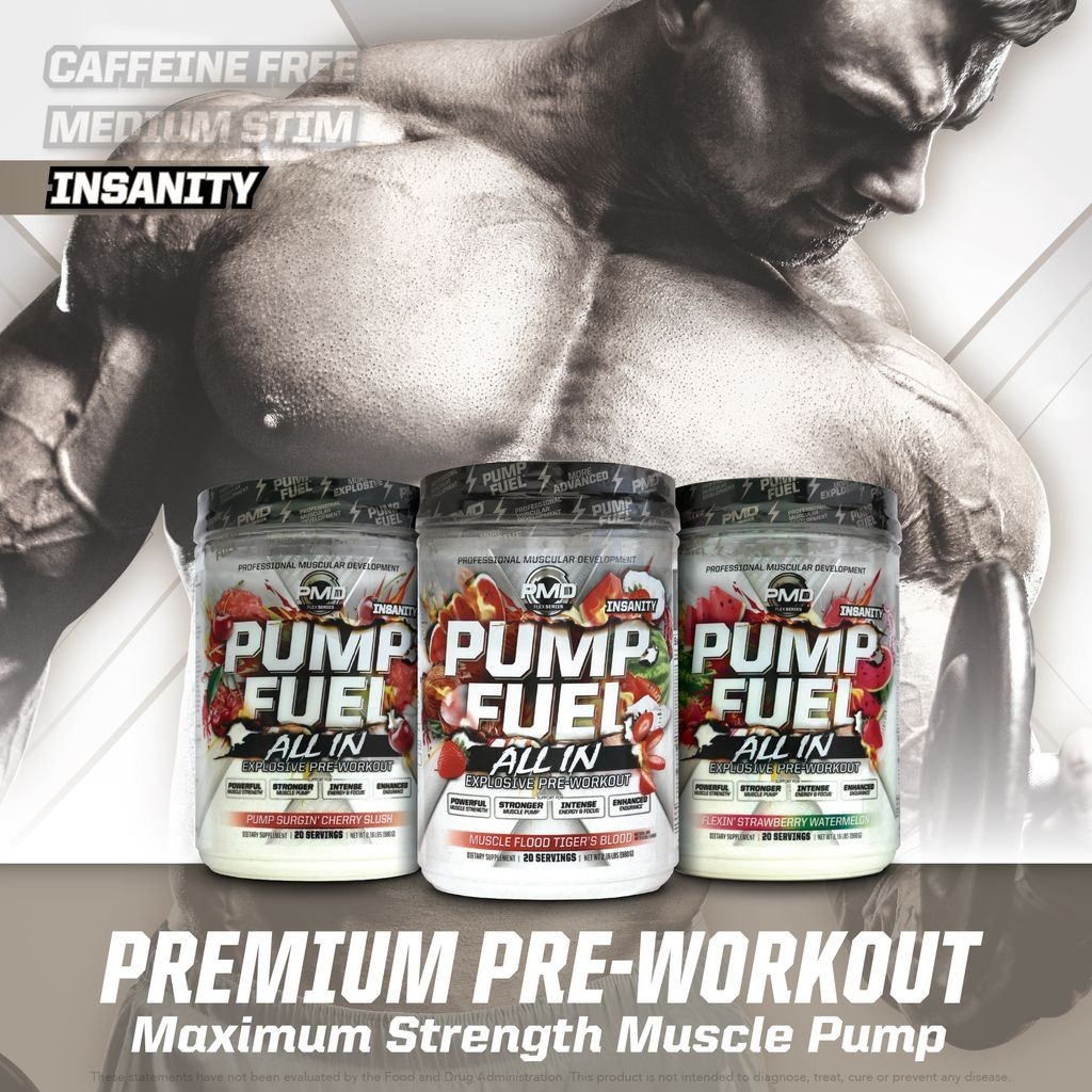 Pump Fuel ALL IN Insanity Ultimate Muscle Pump Supplement & Pre Workout Powder