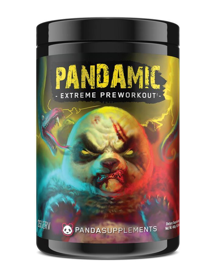 PANDA SUPPS PANDAMIC PRE-WORKOUT (25) underground bio labs rampage pandemic