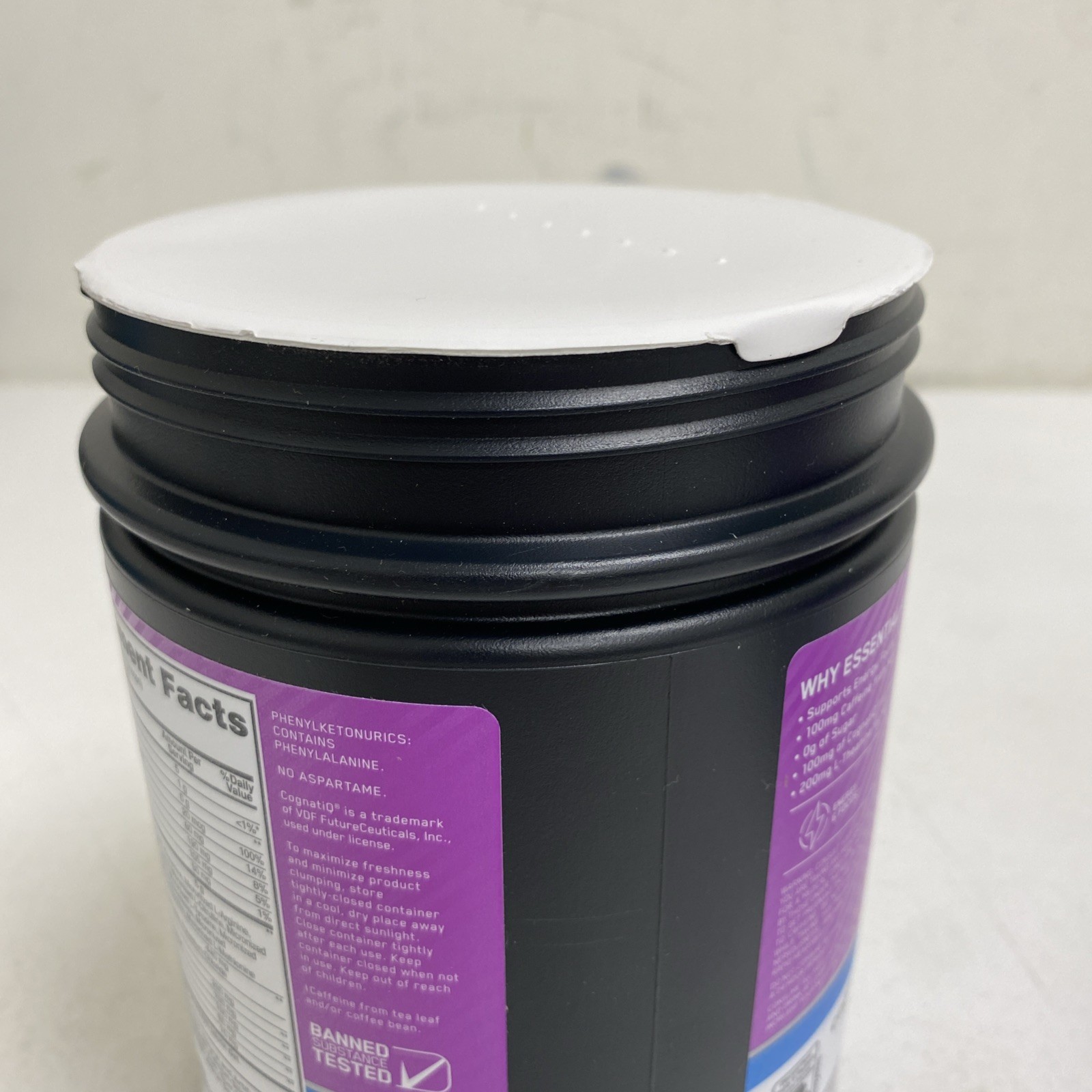 Optimum Nutrition Amino Energy Electrolytes,BCAA,Grape 72 Serving;Exp:11/17/2027