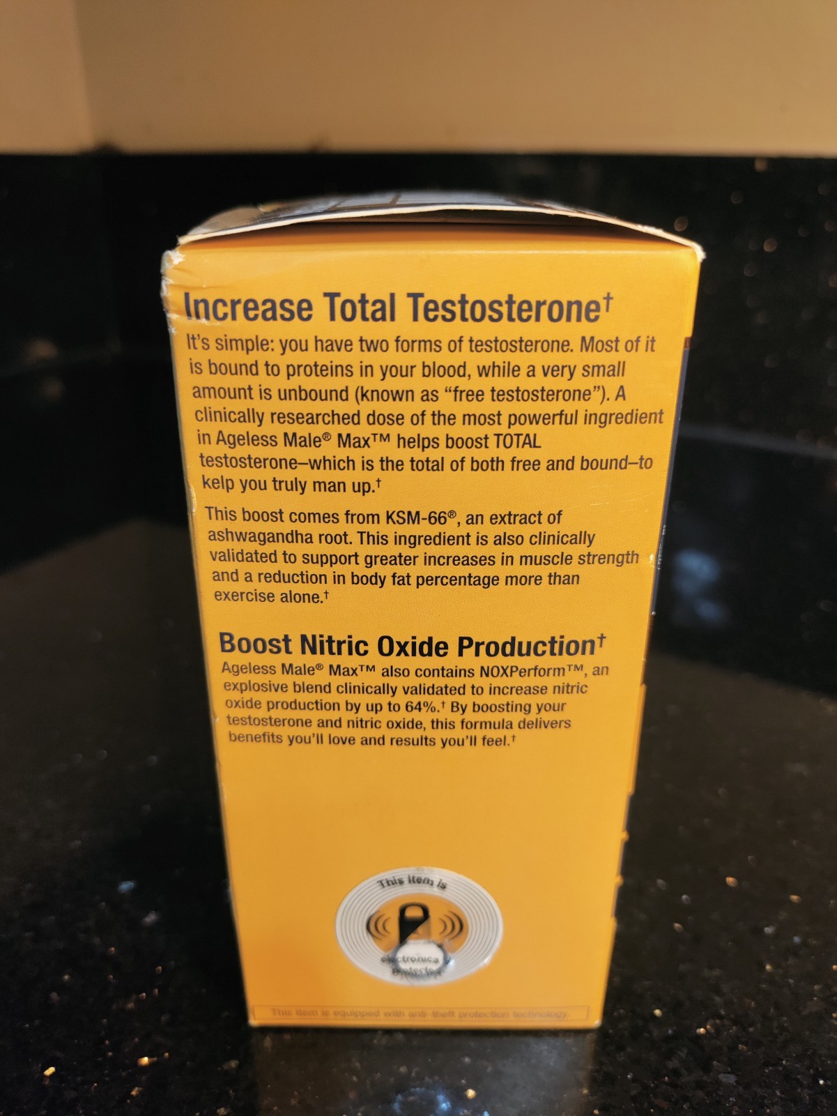 Ageless Male Max Total Testosterone and Nitric Oxide Booster – 1,60 Caplets